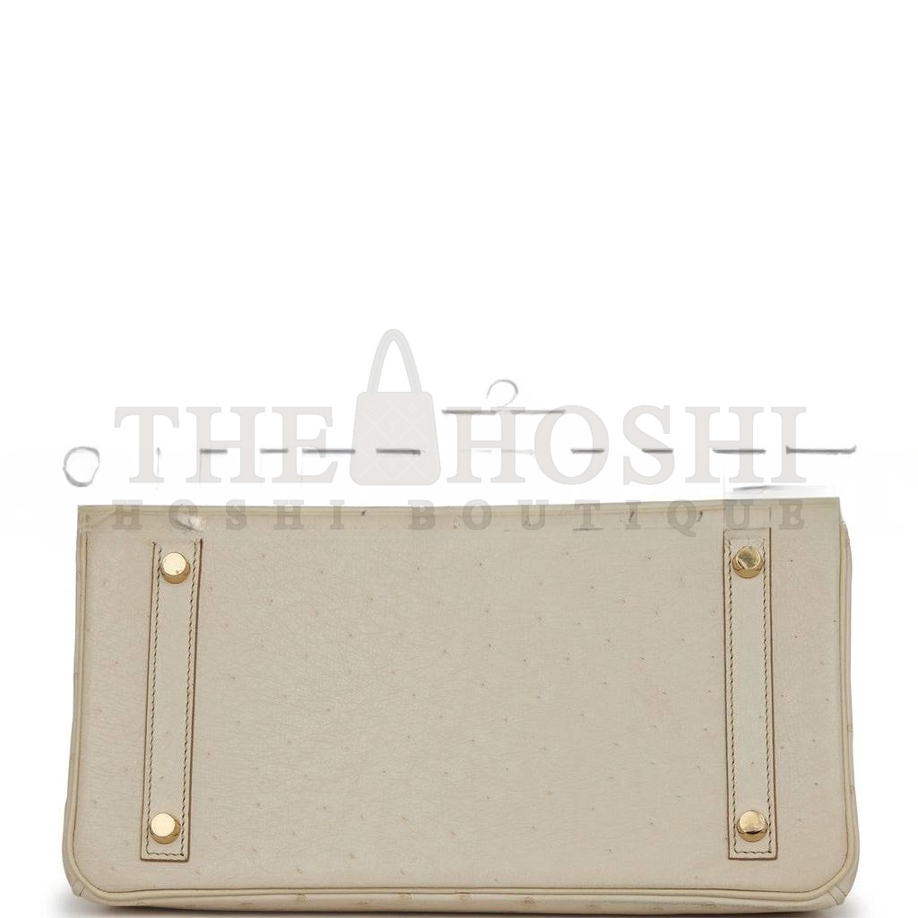 H**me5 MASTER BIRKIN 30 OSTRICH PALLADIUM HARDWARE (30*22*16cm) Master Quality